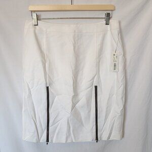 Worthington White Pencil Skirt – Size 12 – NWT with Flaws – 20”